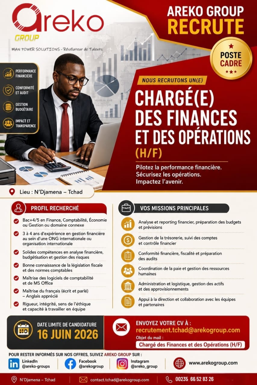 Chargé des finances